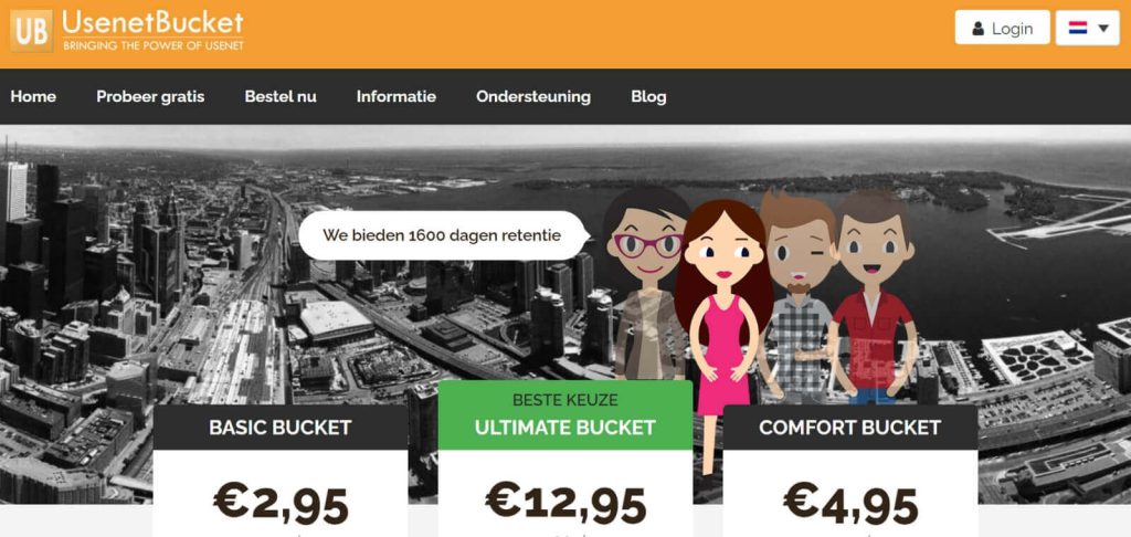 Review van usenet provider UsenetBucket