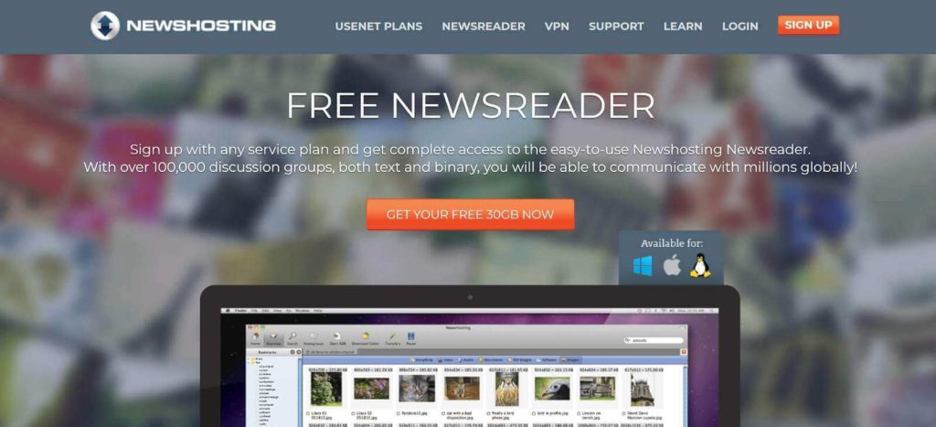 Review van usenet provider NewsHosting